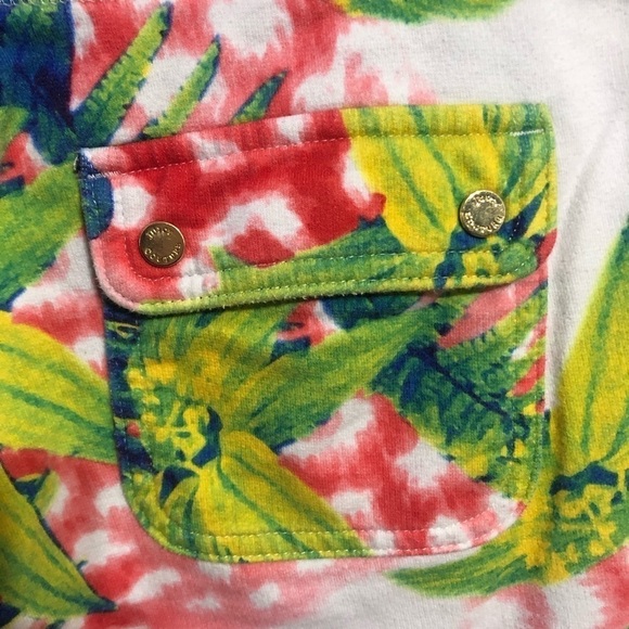 JUICY COUTURE RARE Tropical Floral Print Joggers - Picture 6 of 9